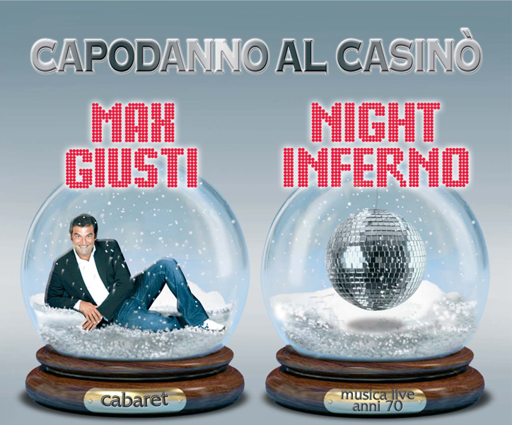 Max Giusti a capodanno al Casino di San Remo venerdì 31 dicembre 2010