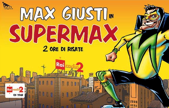 Max Giusti in SuperMax ad Anzio domenica 3 luglio 2011